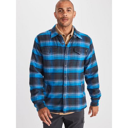 Marmot Ridgefield Clothes - Mens Shirts Dark Blue CA4087291 Canada